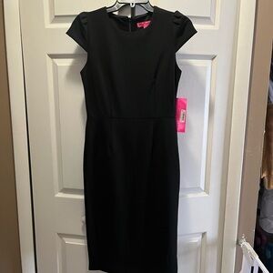 Betsy Johnson cap sleeve knee length dress